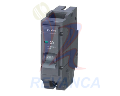 BREAKER DE EMPOTRAR INTERRUPTOR TERMOMAGNETICO 1 POLO/20AMP GQL-20A-1