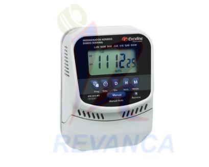 PROGRAMADOR HORARIO DIGITAL EXCELINE CONTROL CARGAS ELECTRICA EXCELINE