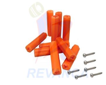 RAMPLUG ANCLAJE NARANJA 12X1 - 1/2 (INCLUYE TORNILLO) (PAQUETEX12 PCS) - Vista 1