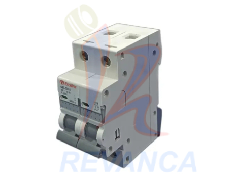 BREAKER DE RIEL DIN TERMOMAGNETICO 2 POLOS/32AMP 230/400VAC GBC-C32-2