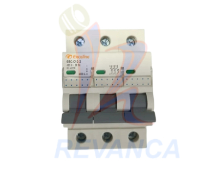 BREAKER DE RIEL DIN TERMOMAGNETICO 3 POLOS/40AMP 230/400VAC GBC-C40-3