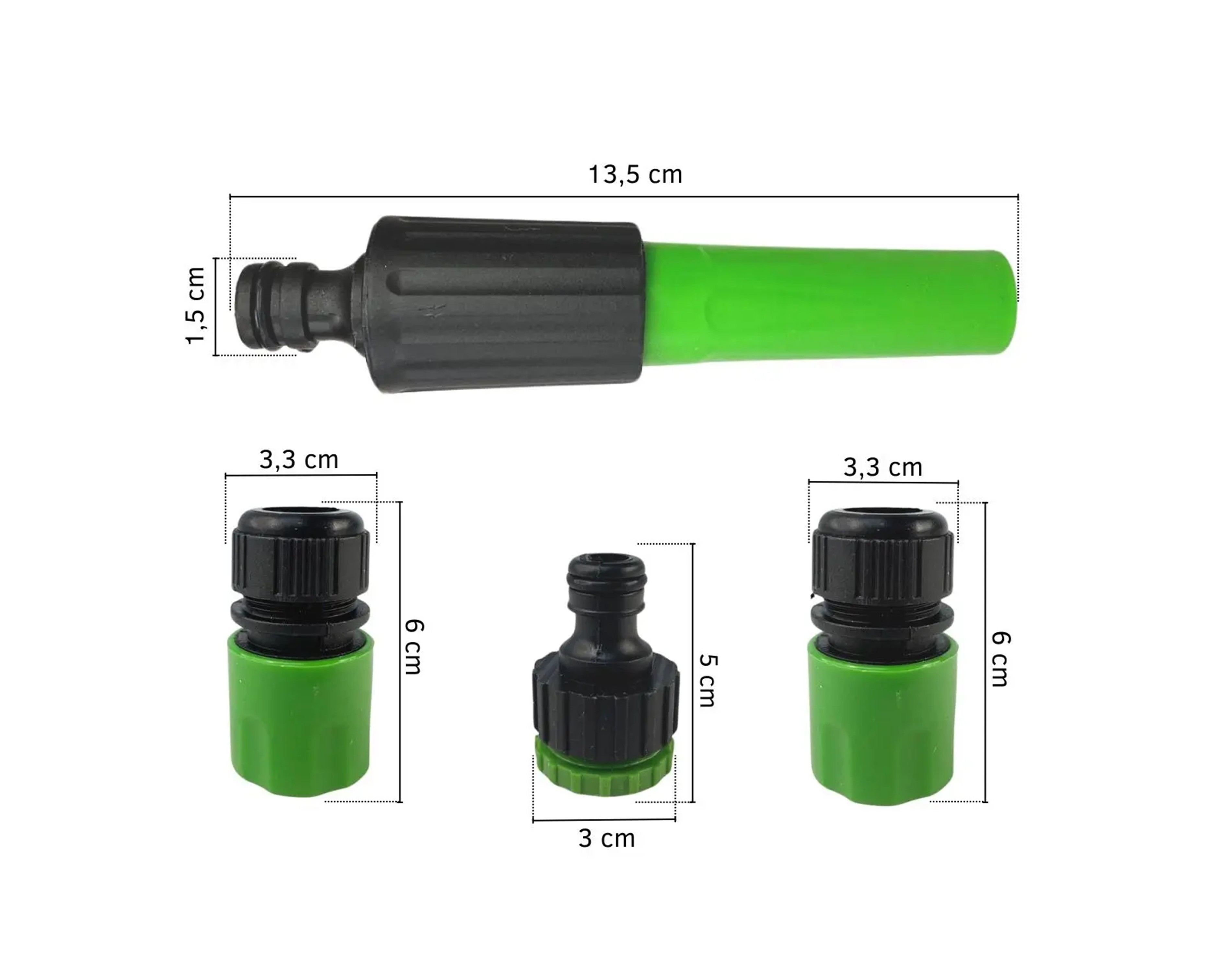 ASPERSOR UNIVERSAL PARA HIDROJET Y MANGUERAS (KIT X 4 PCS) - Vista 1