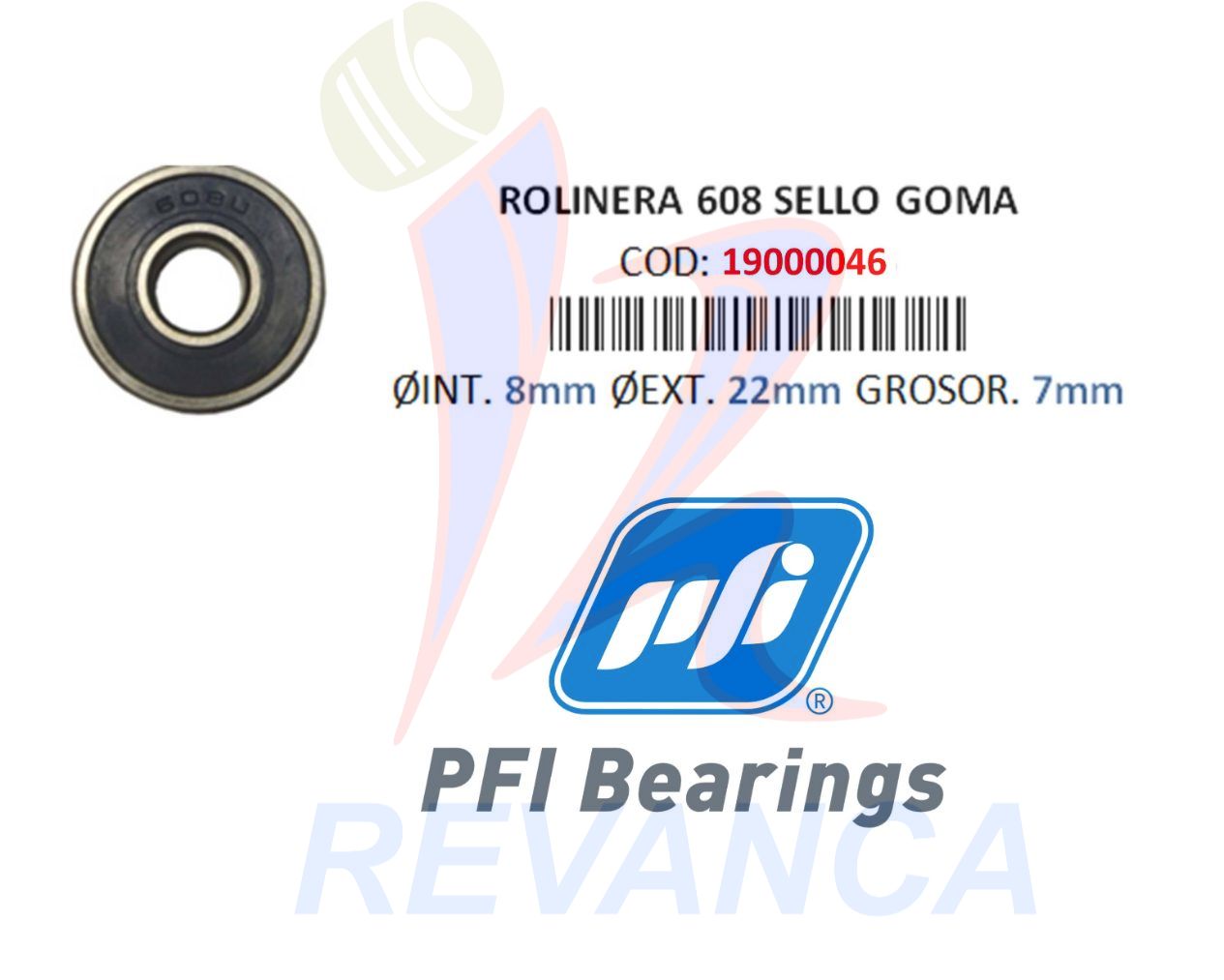 ROLINERA 608-2RS C3 PFI