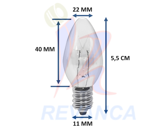 BOMBILLO M?QUINA DE COSER - ROSCA FINA (E-12)