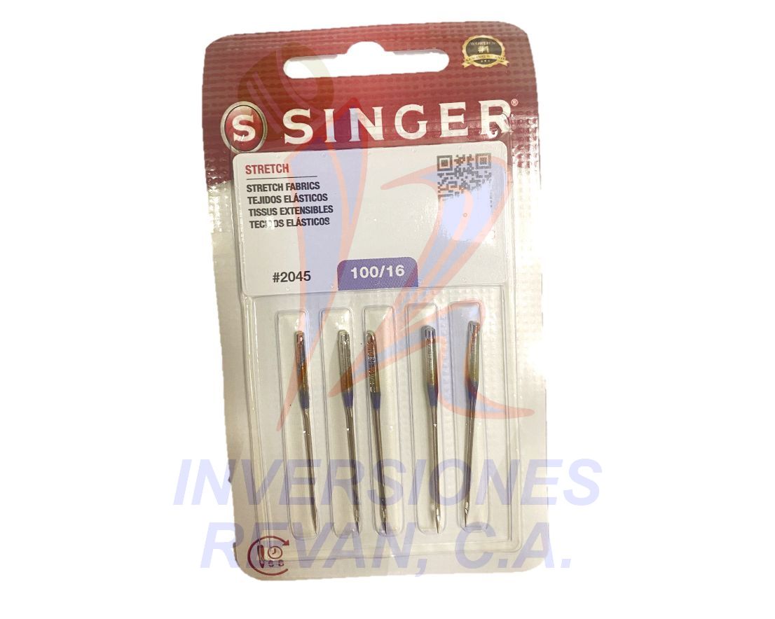 AGUJA PUNTA DE BOLA #16 (2045/100/16) 5PCS X BLISTER