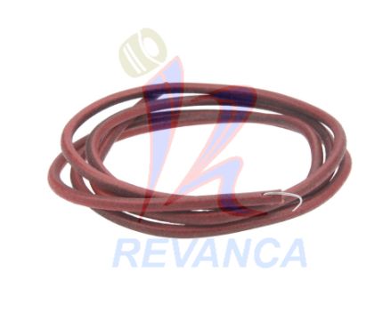 CORREA DE CUERO ROJA MAQUINA DE COSER INDUSTRIAL 1.83M (5MM GROSOR)