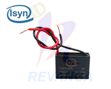 CAPACITOR P/VENTILADOR - 7MF/250V
