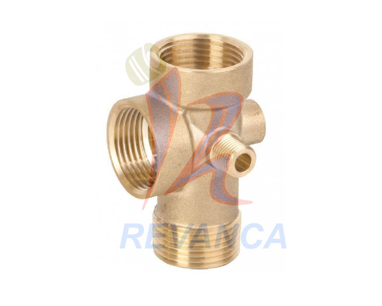 CONEXION DE BRONCE 5 VIAS PARA BOMBA DE AGUA