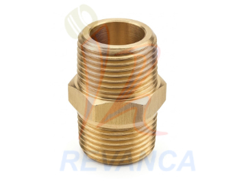 NIPLE HEXAGONAL NPT M 3/8 X 3/8 - Vista 0