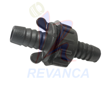 PICO PLASTICO DOBLE PARA MANGUERA DE AGUA 1/2 (MACHO Y HEMBRA)