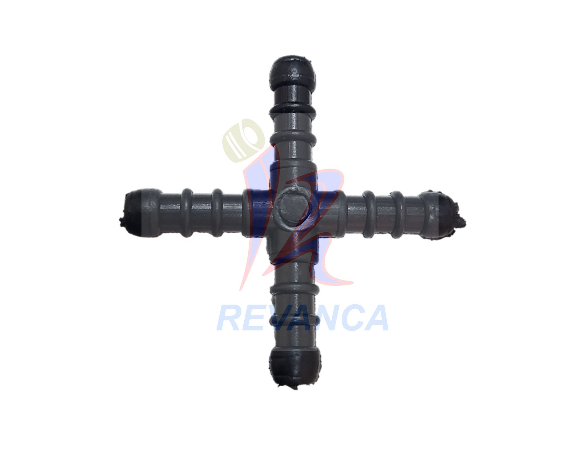 CRUZ PLASTICA P/MANGUERA DE GAS 3/8 X 3/8