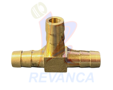 TEE ESPIGA BRONCE 3/8 X 3/8