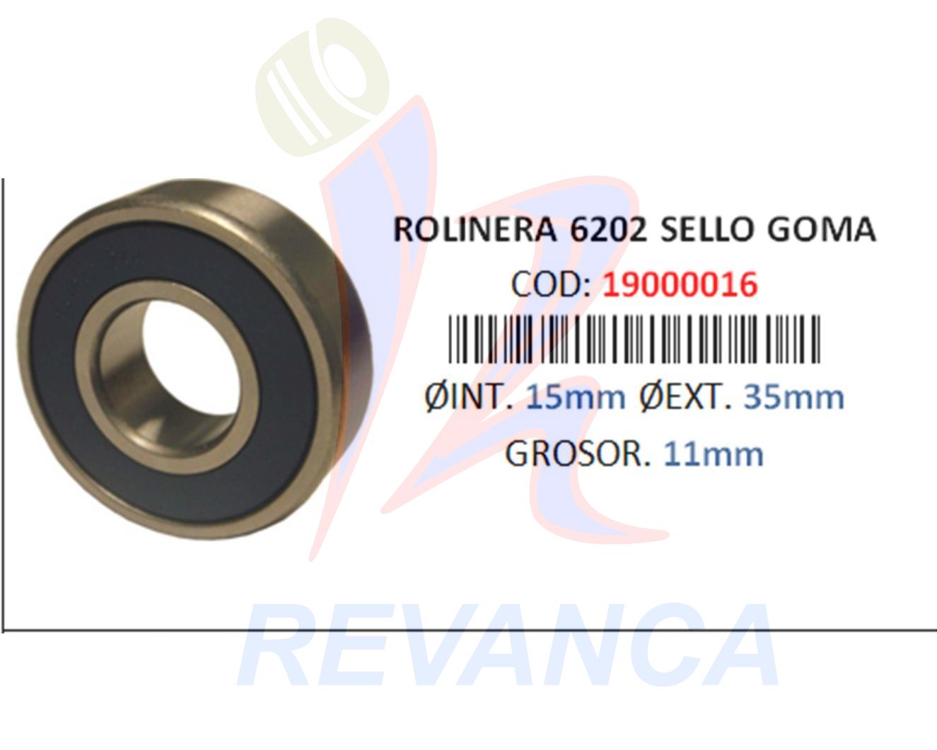 ROLINERA 6202 SELLO GOMA C3 ISYN