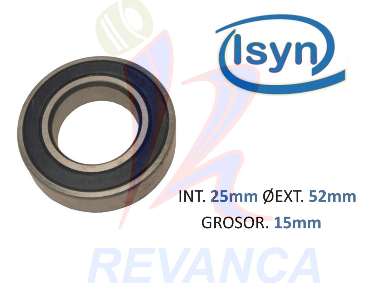 ROLINERA 6205 NORMAL (25MM) 2RS ISYN