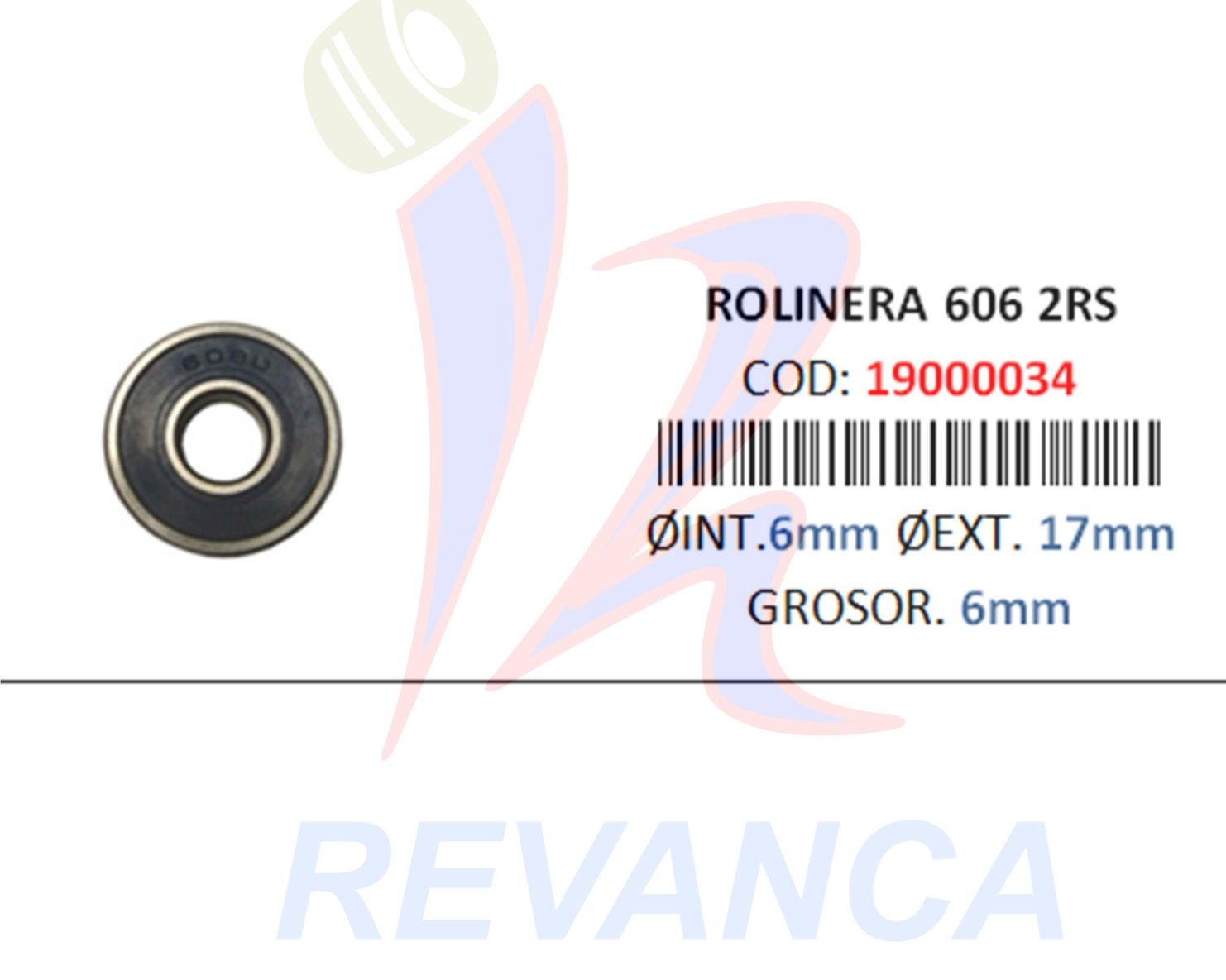 ROLINERA 606 2RS ISYN