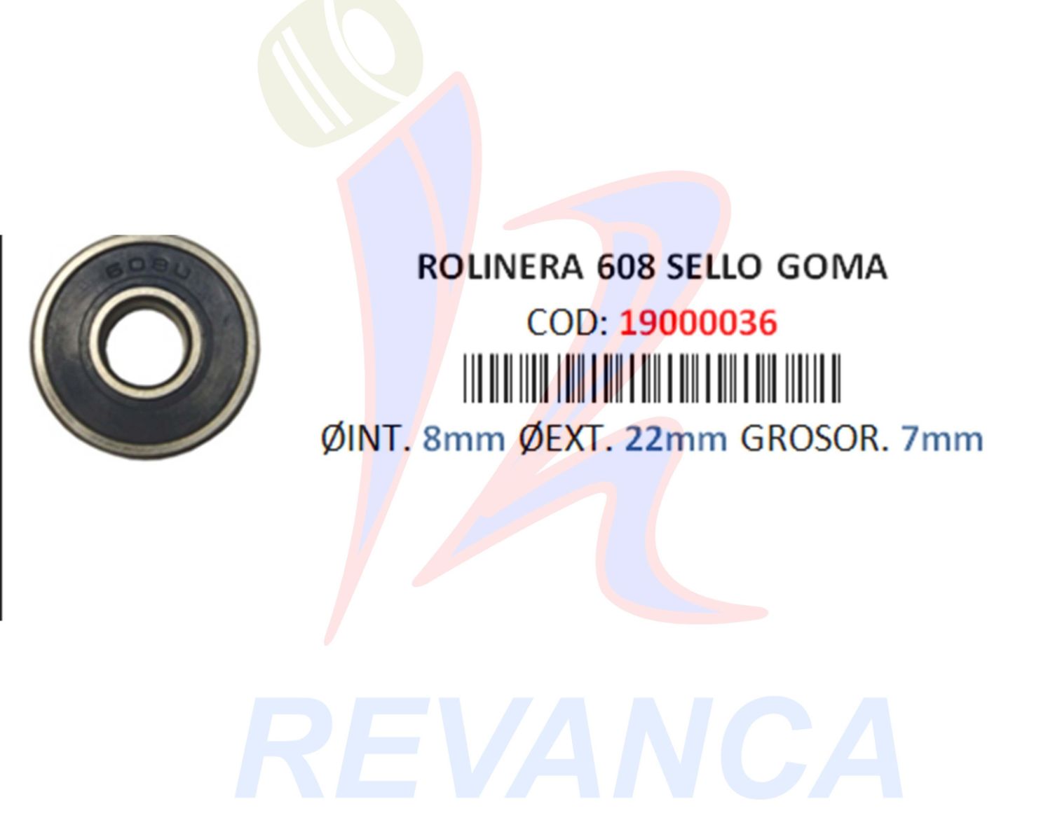 ROLINERA 608 2RS ISYN