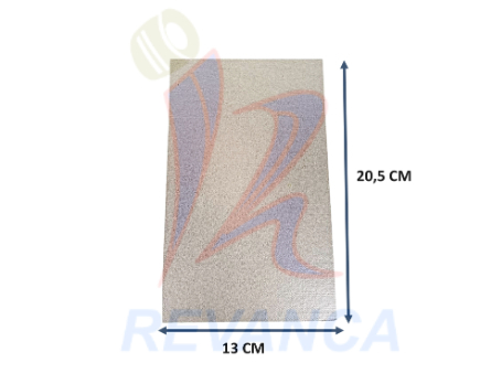 PLACA MICA MICROONDA 13 X 20 CM