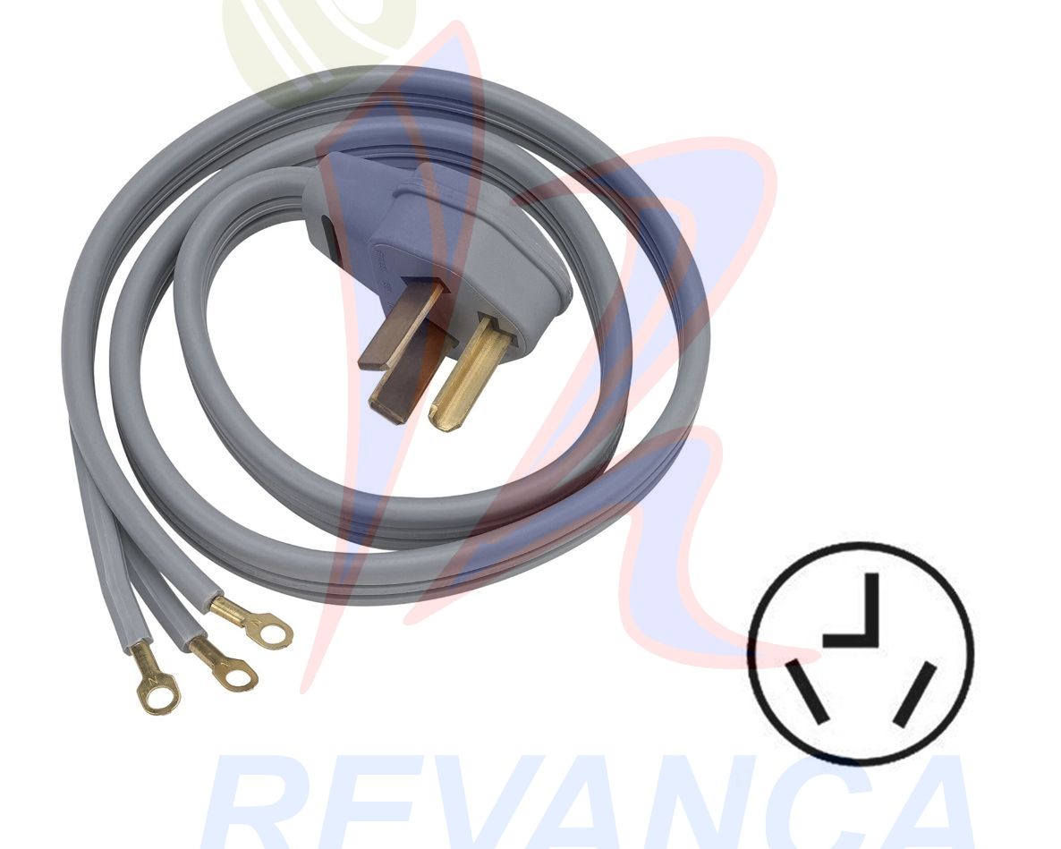 CABLE DE SECADORA/COCINA ELECTRICA DE 3 PELOS 30A/125V/220V (1.83M) AMERICANO