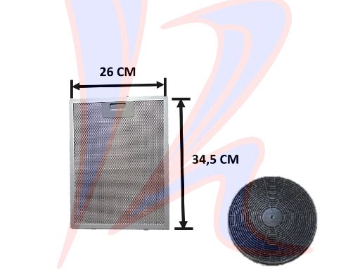 FILTRO PARA CAMPANA FRIGILUX/PREMIUM 34.5X26CM