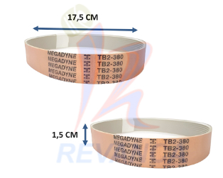 CORREA REBANADORA CHARCUTERAS TB2-380 ORIGINAL
