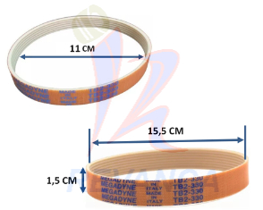 CORREA REBANADORA CHARCUTERAS TB2-330 ORIGINAL