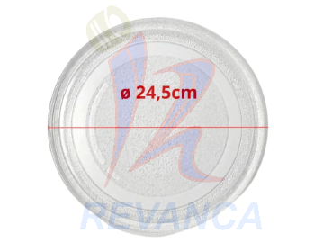 PLATO MICROONDAS LISO 24,5CM X00201A0ET - Vista 0