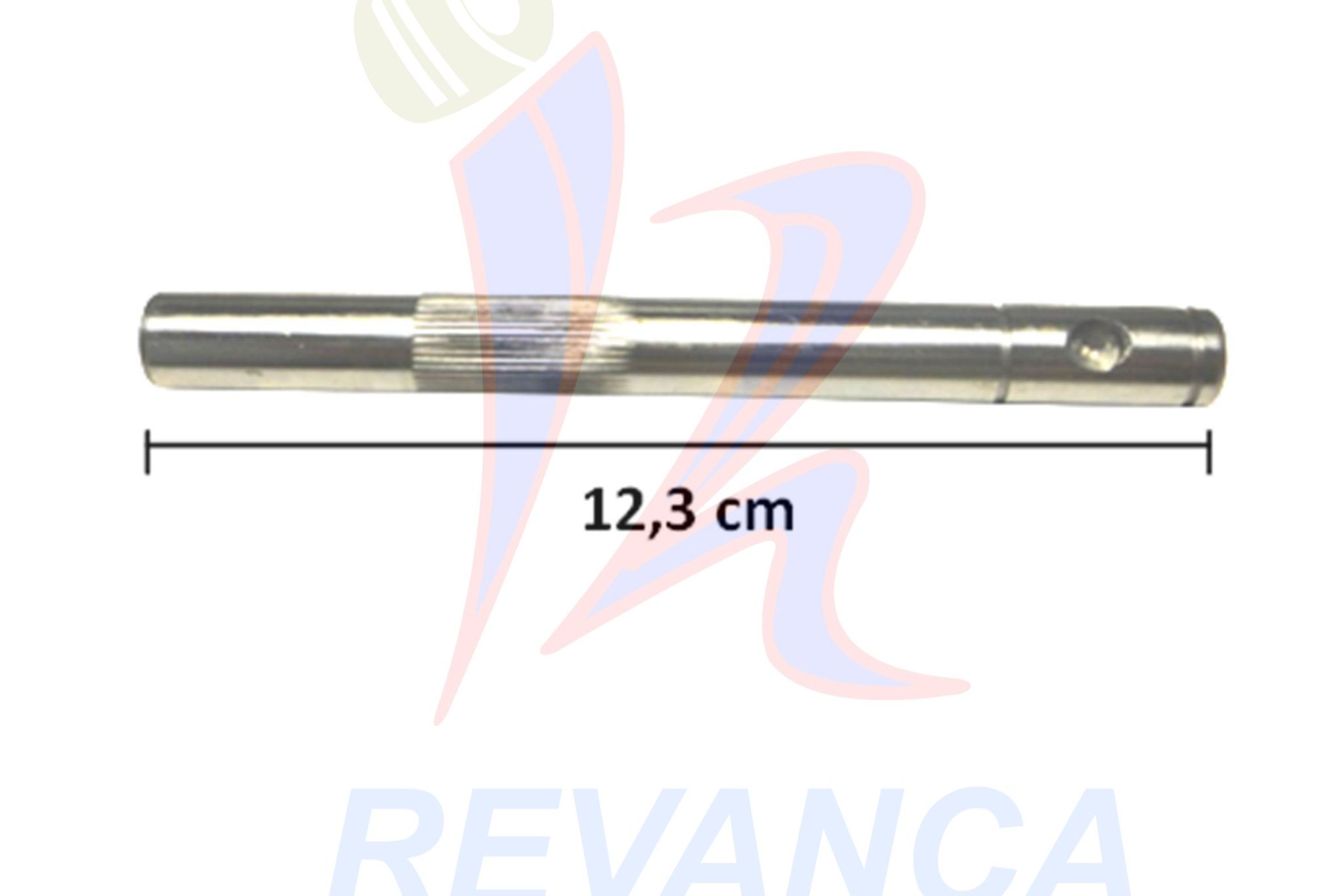 EJE VENT. PATTON ORIG. - 12 MM -CORTO (12.3 CM)