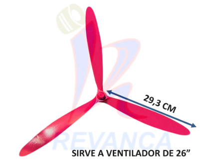ASPA VENTILADOR INDUSTRIAL 26 PULGADAS (29.3CM)