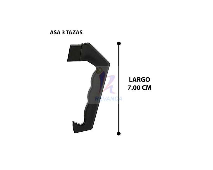 ASA CAFETERA 3 TAZAS (7 CM)